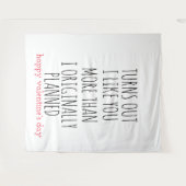 Valentijnsdag blijkt dat ik je meer mag wandkleed (Voorkant (horizontaal))