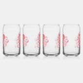 Valentijnsdag Blikvorm Glas (Rechts)