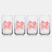 Valentijnsdag Blikvorm Glas (Voorkant)