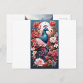 Valentijnsdag Bliss: Floral Symphony Post Kaart (Voorkant / Achterkant)