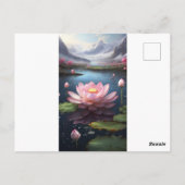 Valentijnsdag Bliss: Floral Symphony Post Kaart (Achterkant)