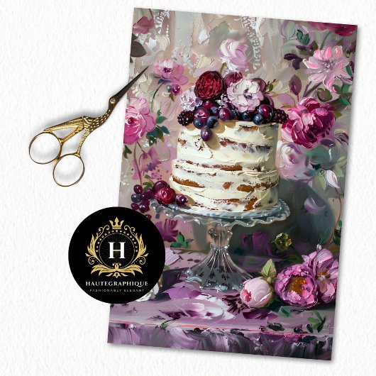 Valentijnsdag Bloemen Trouwtaart Tissuepapier