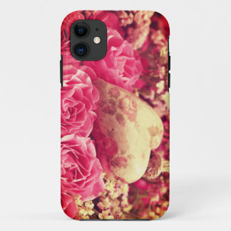 Valentijnsdag, bloemenachtergrond, mooie flow Case-Mate iPhone case