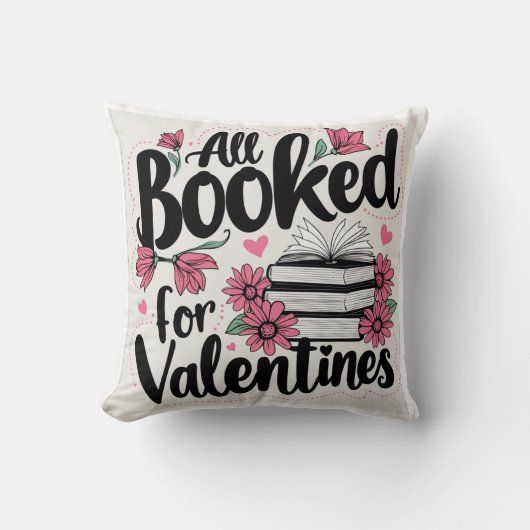 Valentijnsdag boekingsdag kussen (Voorkant)