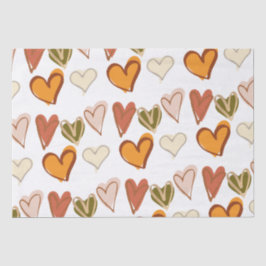 Valentijnsdag Boho Hippie Heart Tissue Paper Tissuepapier