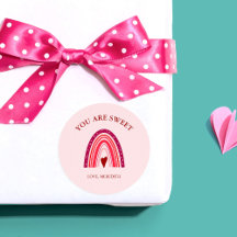 Valentijnsdag Boho Rainbow Je bent lief