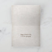 Valentijnsdag bok en doe met hart op boom kaart (Binnen)