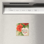 Valentijnsdag Boodschap, landbloemen Magneet (Insitu (Vaatwasser))