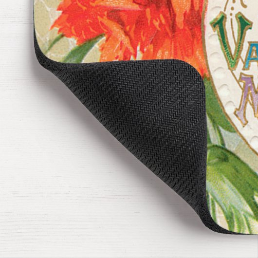  Valentijnsdag Boodschap, landbloemen Muismat (Hoek)