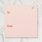 Valentijnsdag Boston Terrier Dog Bedankjes Labels (Achterkant)