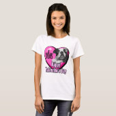 Valentijnsdag Boston Terrier T-shirt (Voorkant volledig)