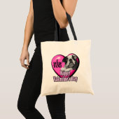 Valentijnsdag Boston Terrier Tote Bag (Voorkant (product))
