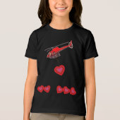 Valentijnsdag bouw helikopter Tri-Blend shirt (Voorkant)