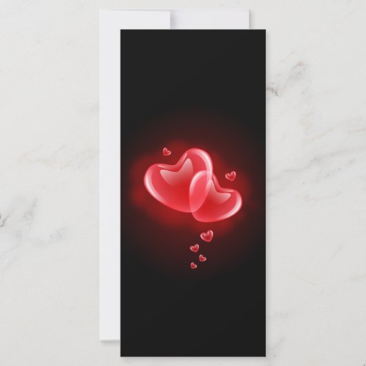 Valentijnsdag brandende harten (Voorkant)