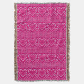 Valentijnsdag breipatroon 2 deken (Voorkant Verticaal)