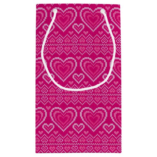 Valentijnsdag breipatroon 2 klein cadeauzakje (Achterkant)