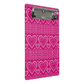 Valentijnsdag breipatroon 2 mini klembord (Schuin)