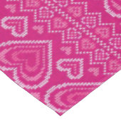 Valentijnsdag breipatroon 2 tafelkleed (Gekanteld)