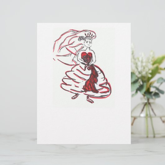 Valentijnsdag Bride (Staand voorkant)