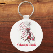Valentijnsdag Bride Sleutelhanger (Voorkant)