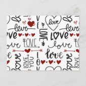 Valentijnsdag Briefkaart (Achterkant)