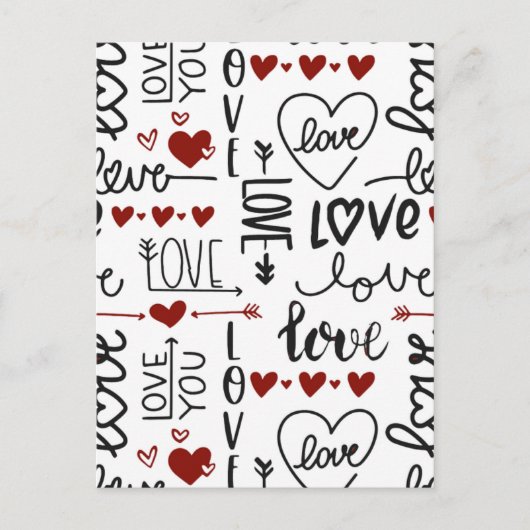 Valentijnsdag Briefkaart (Voorkant)