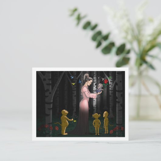 Valentijnsdag Briefkaart (Staand voorkant)