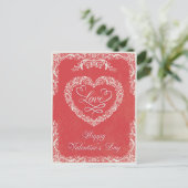 Valentijnsdag Briefkaart (Staand voorkant)