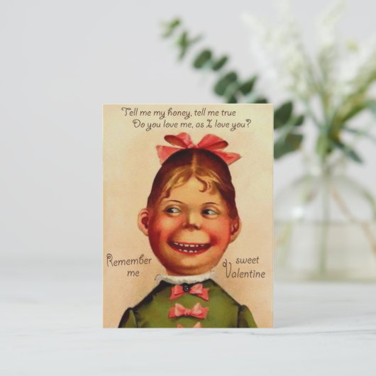 Valentijnsdag Briefkaart (Staand voorkant)