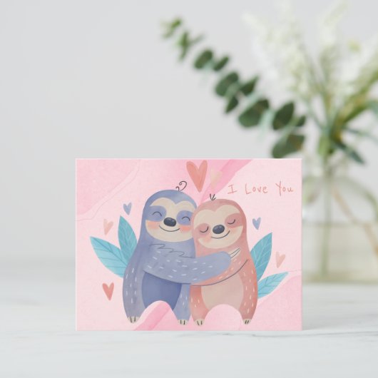 Valentijnsdag Briefkaart (Staand voorkant)