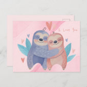 Valentijnsdag Briefkaart (Voorkant / Achterkant)