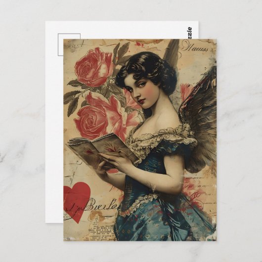 Valentijnsdag Briefkaart (Voorkant / Achterkant)