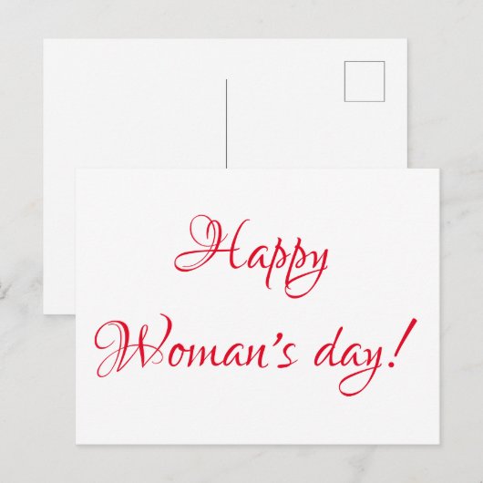 Valentijnsdag briefkaart (Voorkant / Achterkant)