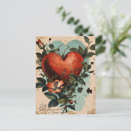  Valentijnsdag Briefkaart (Staand voorkant)