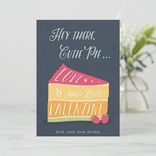 Valentijnsdag Briefkaart (Staand voorkant)