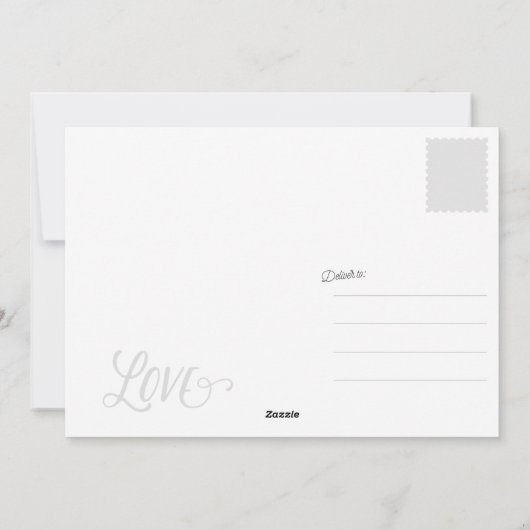 Valentijnsdag Briefkaart (Achterkant)