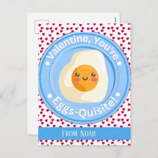 Valentijnsdag Briefkaart (Voorkant / Achterkant)