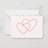 Valentijnsdag briefkaart (Achterkant)