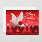 Valentijnsdag Briefkaart (Voorkant / Achterkant)