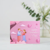 Valentijnsdag Briefkaart (Staand voorkant)