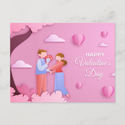 Valentijnsdag Briefkaart (Voorkant)