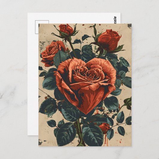  Valentijnsdag Briefkaart (Voorkant / Achterkant)