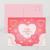 Valentijnsdag Briefkaart (Voorkant / Achterkant)