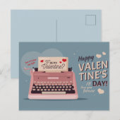 Valentijnsdag Briefkaart (Voorkant / Achterkant)