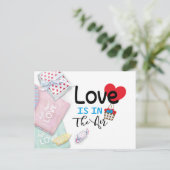 Valentijnsdag Briefkaart (Staand voorkant)