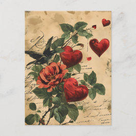 Valentijnsdag briefkaart