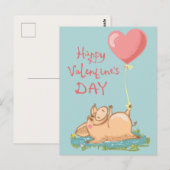 Valentijnsdag Briefkaart (Voorkant / Achterkant)