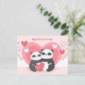 Valentijnsdag Briefkaart (Staand voorkant)