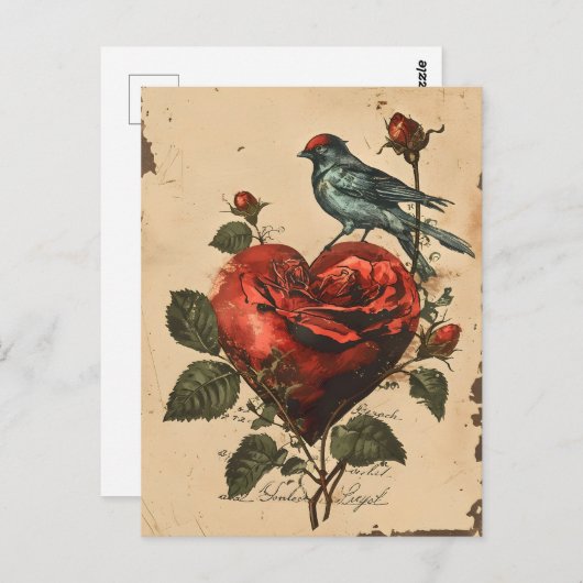  Valentijnsdag Briefkaart (Voorkant / Achterkant)