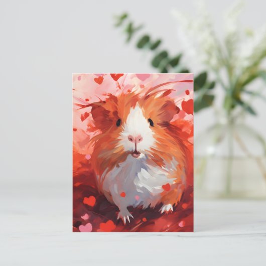 Valentijnsdag Briefkaart (Staand voorkant)